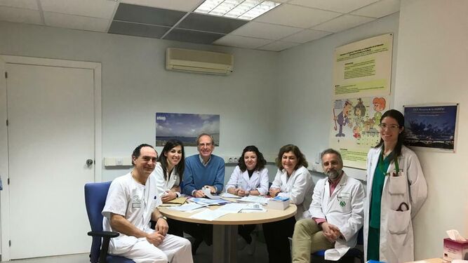 Miembros del equipo de investigadores del proyecto en el que participa la Unidad de Microbiología del hospital de Jerez.