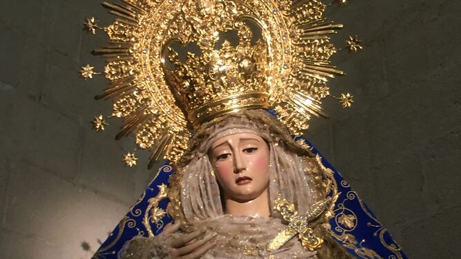 María Santísima de la Esperanza tras la restauración.