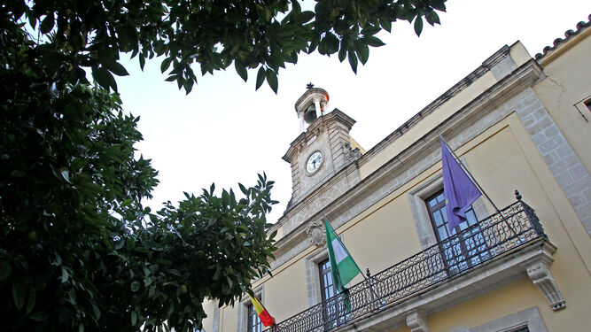 Fachada del Ayuntamiento de Jerez en una imagen reciente