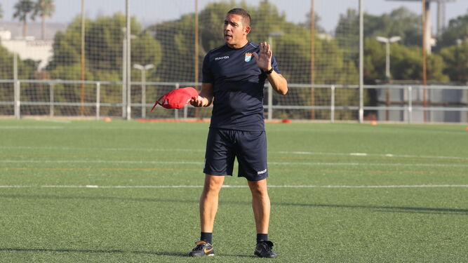 Juan Carlos Gómez, entrenador del Xerez CD.