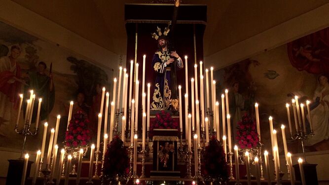Un gran altar para el Señor de la Salud de San Rafael