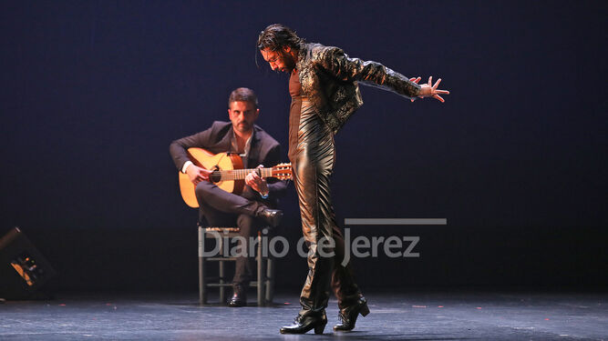 El bailaor Eduardo Guerrero durante la Gala Cádiz- Jerez