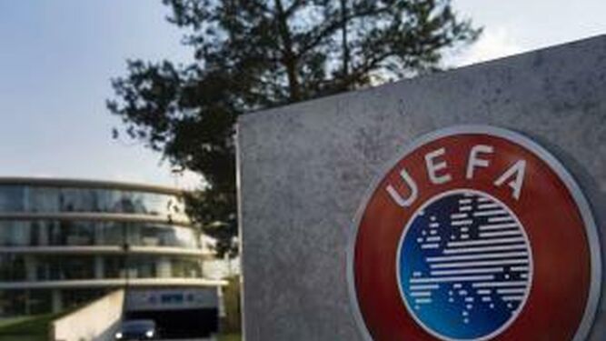 Una imagen de la sede de la UEFA.