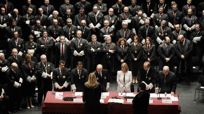 Una jura de abogados celebrada en el Teatro Villamarta.