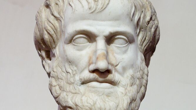 Busto de Aristóteles que se encuentra en el Palacio Altemps de Roma.