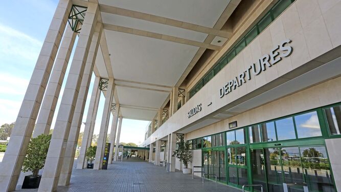 Terminal de pasajeros del aeropuerto de Jerez.