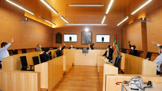 La unanimidad ha marcado el pleno celebrado esta mañana en el Ayuntamiento de El Puerto, con la presencia de 9 concejales.