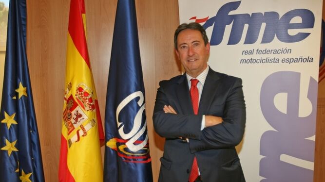 Manuel Casado, presidente de la Federación Española de motociclismo.