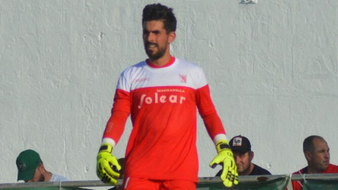 Isma Gil, en el partido contra el Mérida disputado en El Palmar.