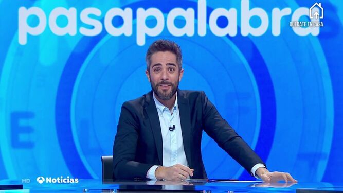 Roberto Leal en el primer programa de 'Pasapalabra' en la nueva etapa de Antena 3