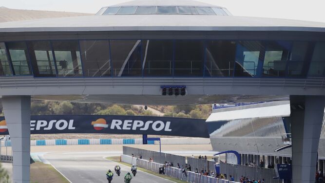 Carrera del GP de España en el circuito de Jerez.