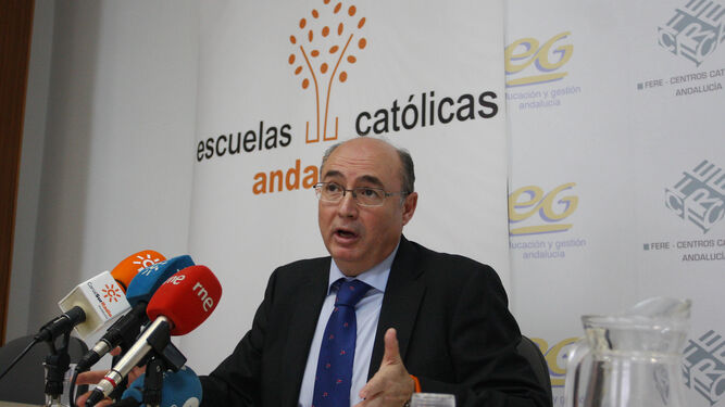 Carlos Ruiz, secretario general de Escuelas Católicas de Andalucía.