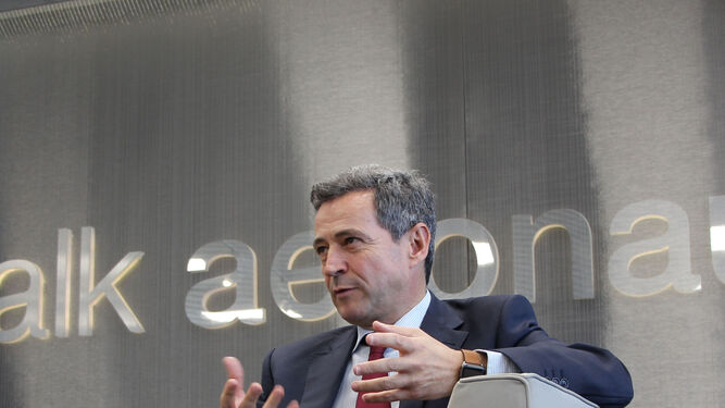 El presidente de Andalucía Aerospace, Antonio Gómez Guillamón.