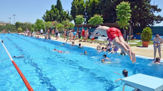 Imagen de la piscina olímpica del Club Naaret.