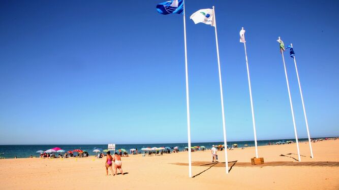 Rota celebra ser, un año más, el municipio con más banderas azules de Andalucía.