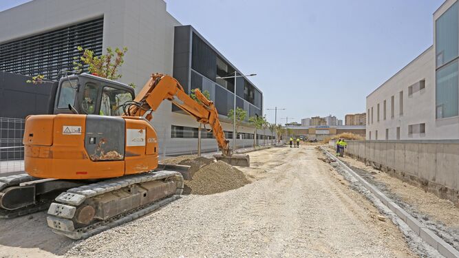 Obras de urbanizaci&oacute;n de la jefatura de la Polic&iacute;a Local de Jerez