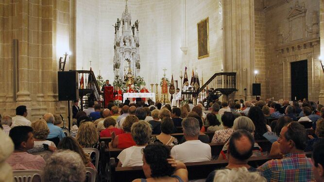 Celebración de la misa flamenca en Santiago el 25 de julio del año pasado.