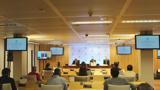 Un momento del encuentro con el que se celebró en Andalucía el I Día Internacional de Cooperativismo.