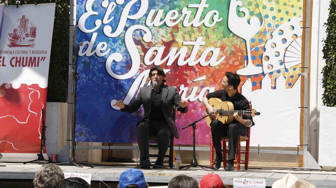 El certamen de cante flamenco, en una imagen de una de sus primeras convocatorias.