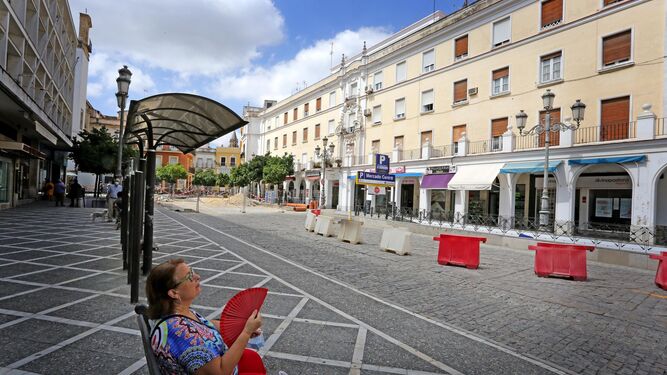 Imagen del aspecto actual que presenta la plaza Esteve.