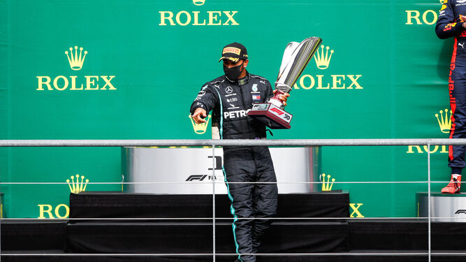 Lewis Hamilton, ganador del Gran Premio de Bélgica
