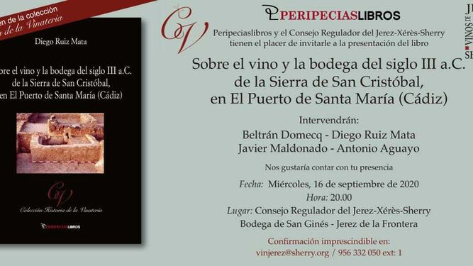 El libro forma parte de la Colección Historia de la Vinatería.