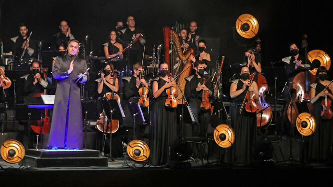Un momento del concierto de la Film Symphony Orchestra, este viernes, en el Teatro Villamarta.