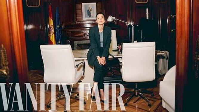 La ministra de Igualdad, Irene Montero, en el número de octubre de Vanity Fair.