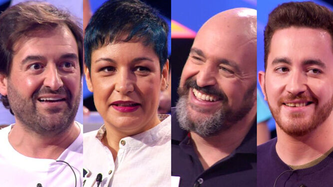 Manolo Romero, Victoria Folgueira, Óscar Díaz y Miguel Ángel Gómez, miembros de ‘Los dispersos’.