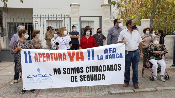 Protesta en AFA La Barca