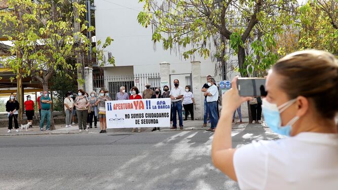 Protesta en AFA La Barca