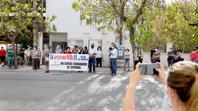 Imagen de una de las protestas de AFA La Barca