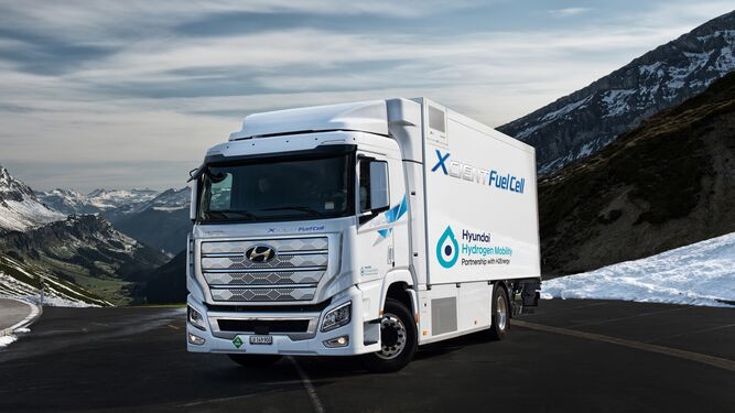 Xcient Fuel Cell el camión eléctrico de Hyundai con pila de combustible
