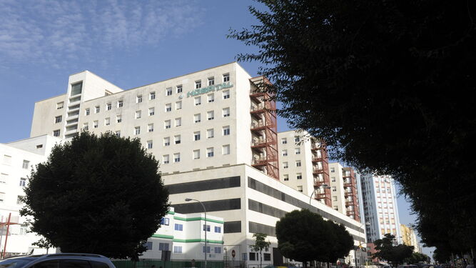 El Hospital Puerta del Mar de Cádiz.