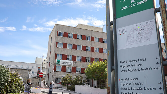 La sede del Centro de Transfusión, Tejidos y Células , en el hospital de Jerez.