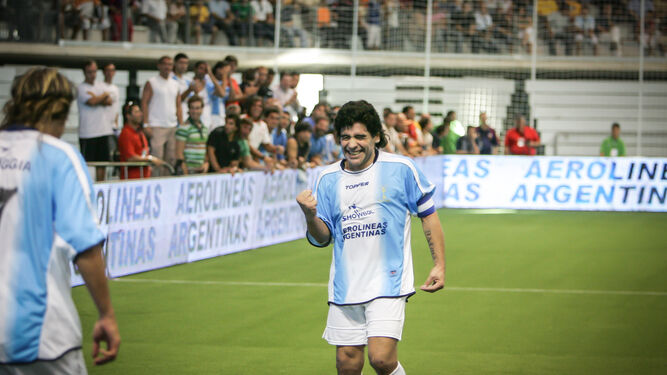 Maradona pas&oacute; por Jerez