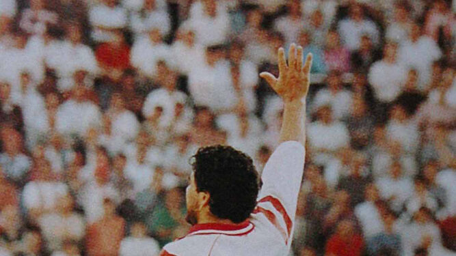 El astro argentino anot&oacute; siete goles partidos oficiales con el Sevilla FC.