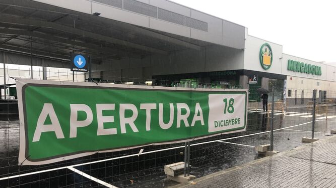 Imagen del nuevo supermercado de Mercadona en la avenida Tío Pepe