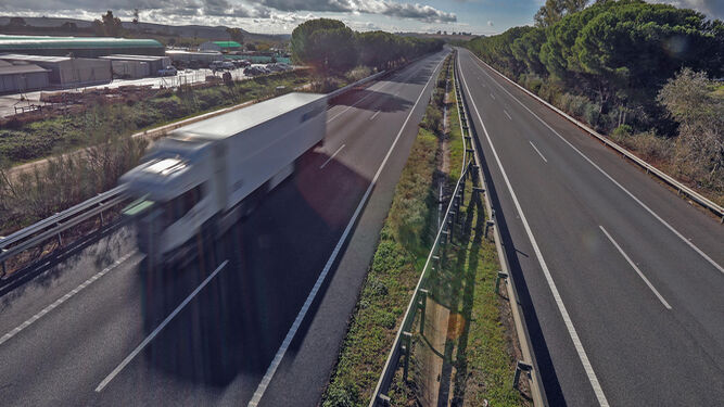 Imagen de la autopista AP-4, que ya no tiene peaje desde el pasado 1 de enero de 2020.