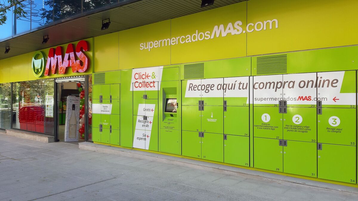 Supermercados MAS innova con un servicio de recogida de pedidos &#39;online&#39; a tres temperaturas
