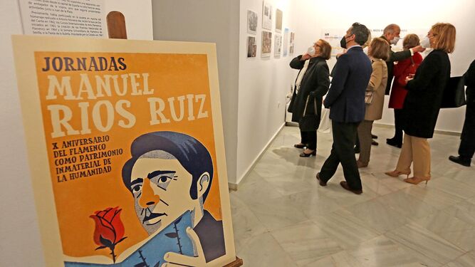Exposición sobre Manuel Ríos Ruiz en  el Centro Andaluz del Flamenco