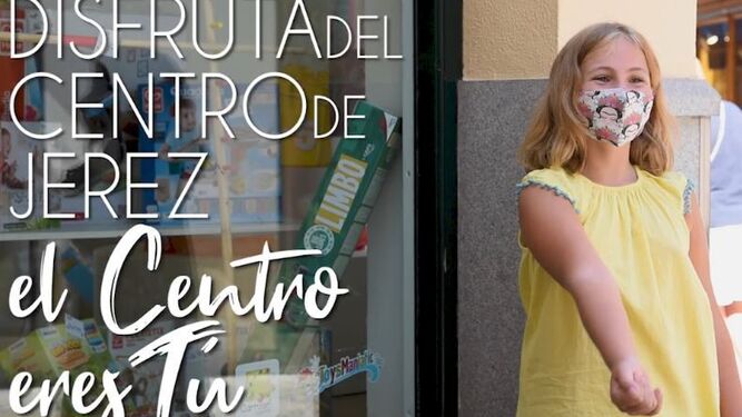 Imagen del vídeo de Jerez Centro para apoyar al comercio local