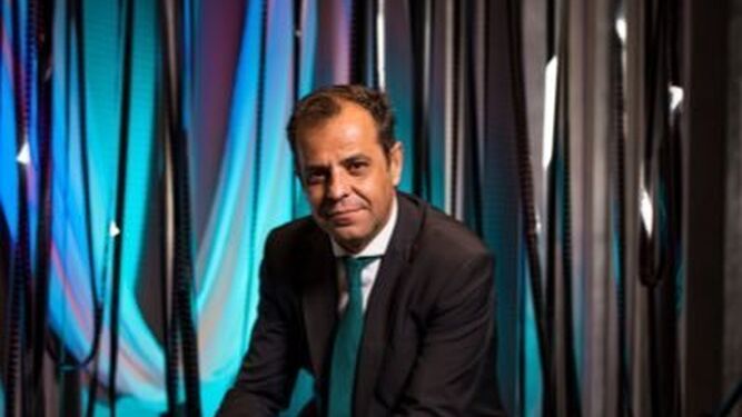 El director general de Canal Sur, Juande Mellado,  en una  imagen compartida en las redes