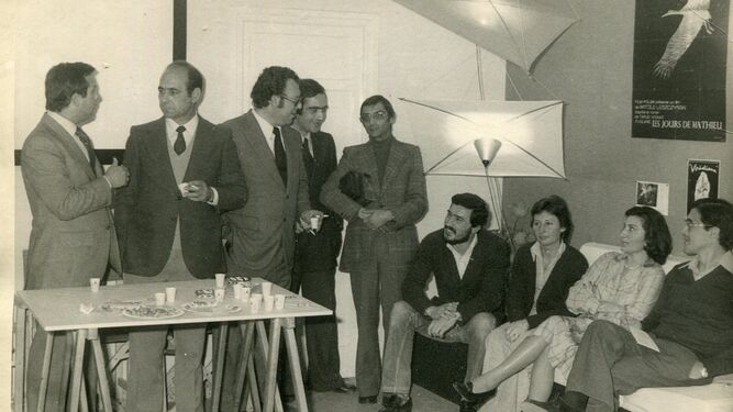 Inauguración del local social de la calle Caracuel, 1978.