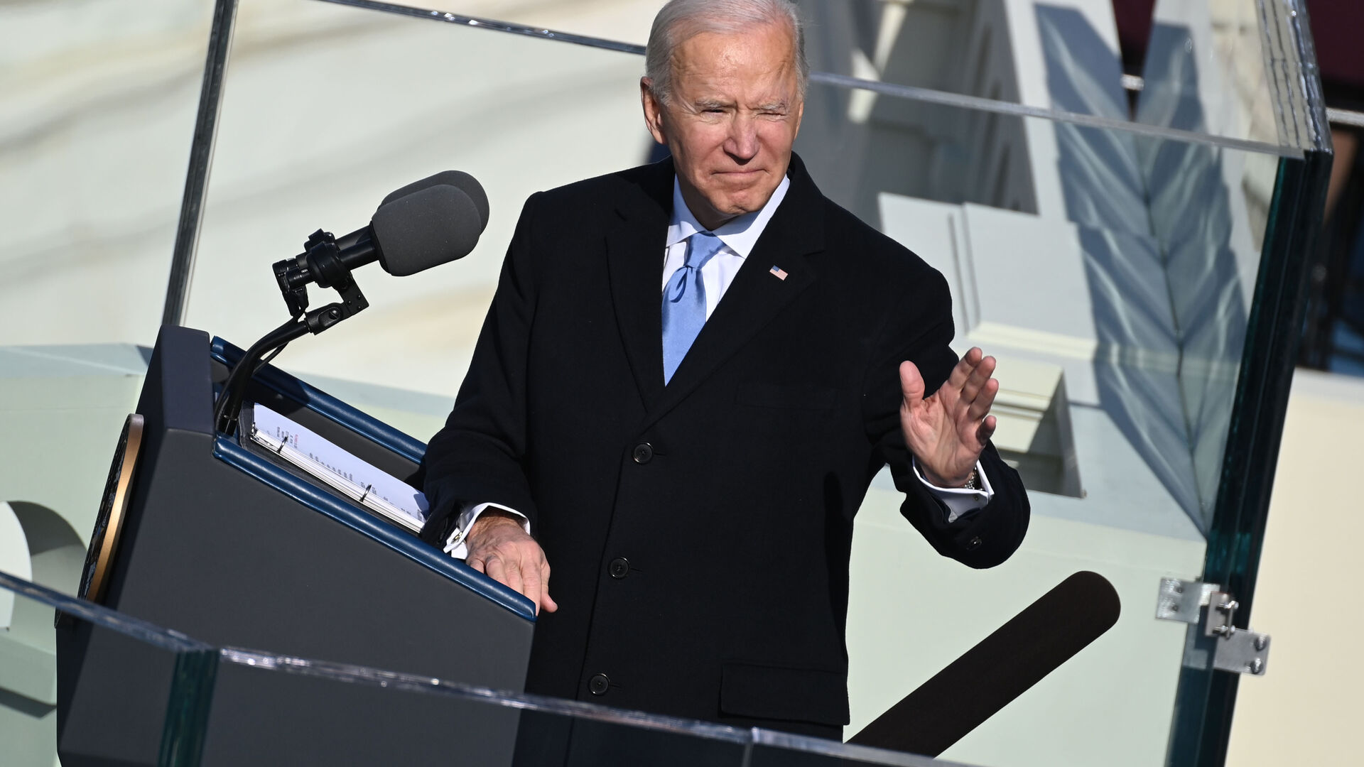 Las im&aacute;genes de la toma de posesi&oacute;n de Joe Biden como presidente de EEUU