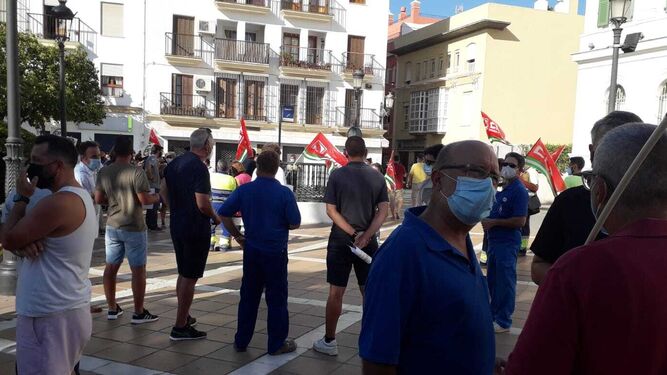 Una de las protestas de los sindicatos que se han registrado en los últimos meses.
