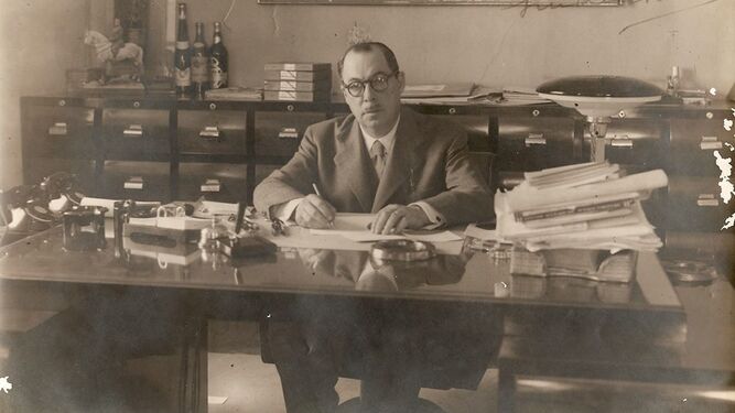 José Luis Pérez Solero, en su despacho.