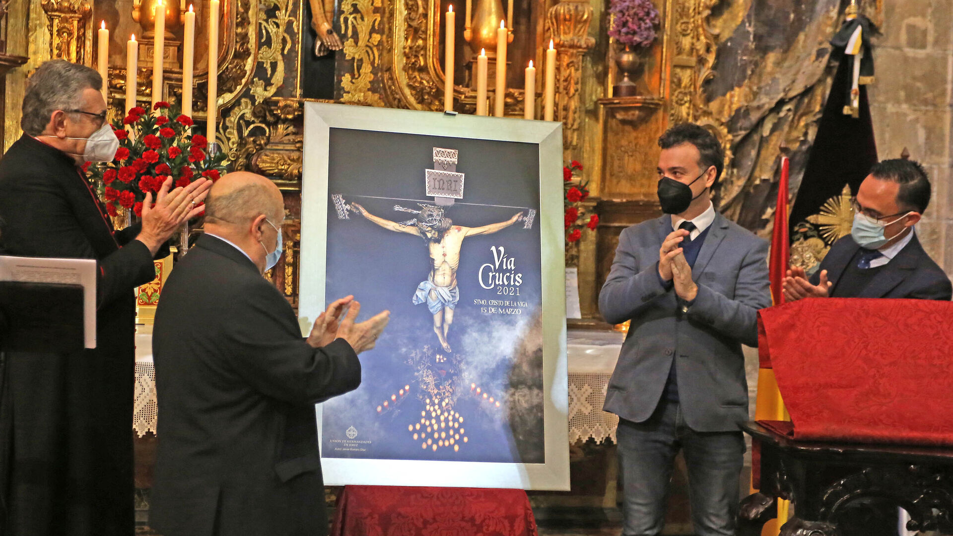 Presentaci&oacute;n del cartel del V&iacute;a Crucis de las Hermandades de Jerez