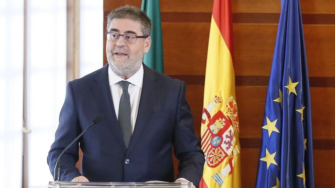 El presidente de la Cámara de Cuentas de Andalucía, Antonio López Hernández.