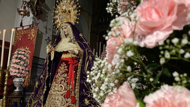 Nuestra Señora del Traspaso el pasado domingo en San Juan de Letrán.